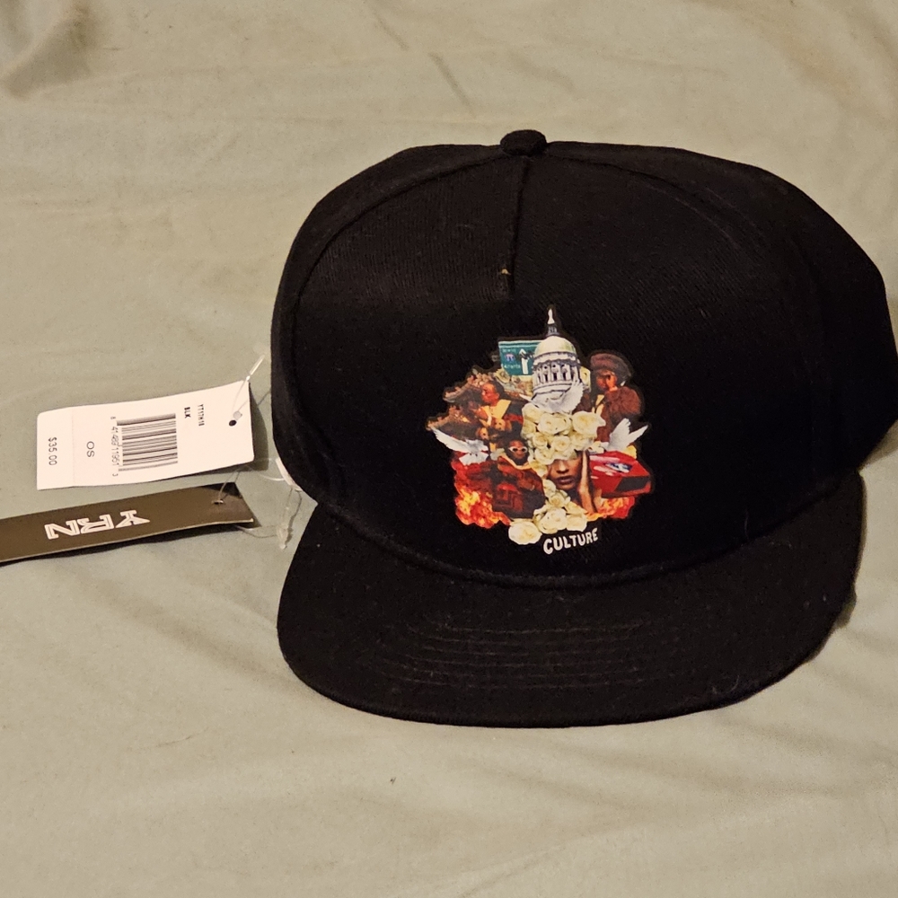 3/$25 🆕 YRN | Flat Bill Culture Migos Graphic Hat